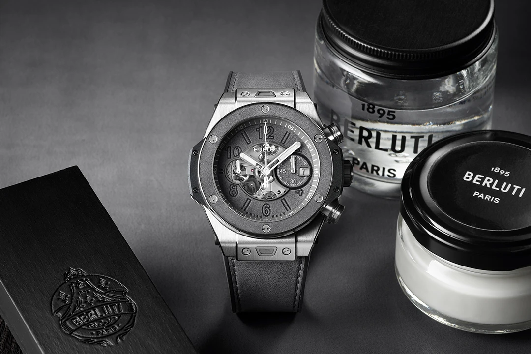 Hublot and Berluti: Big Bang Unico Berluti Aluminio