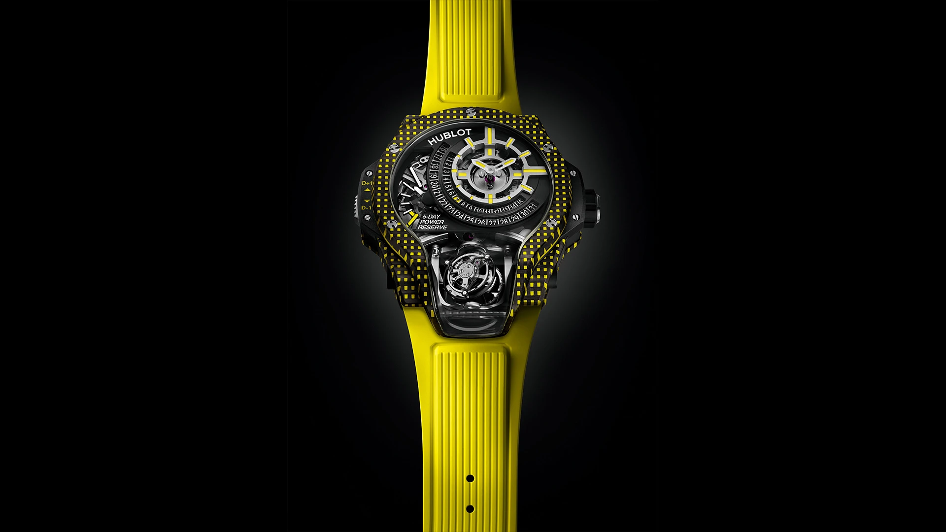 MP-09: New Coloured 3D Carbon and Its Tourbillon Bi-Axis