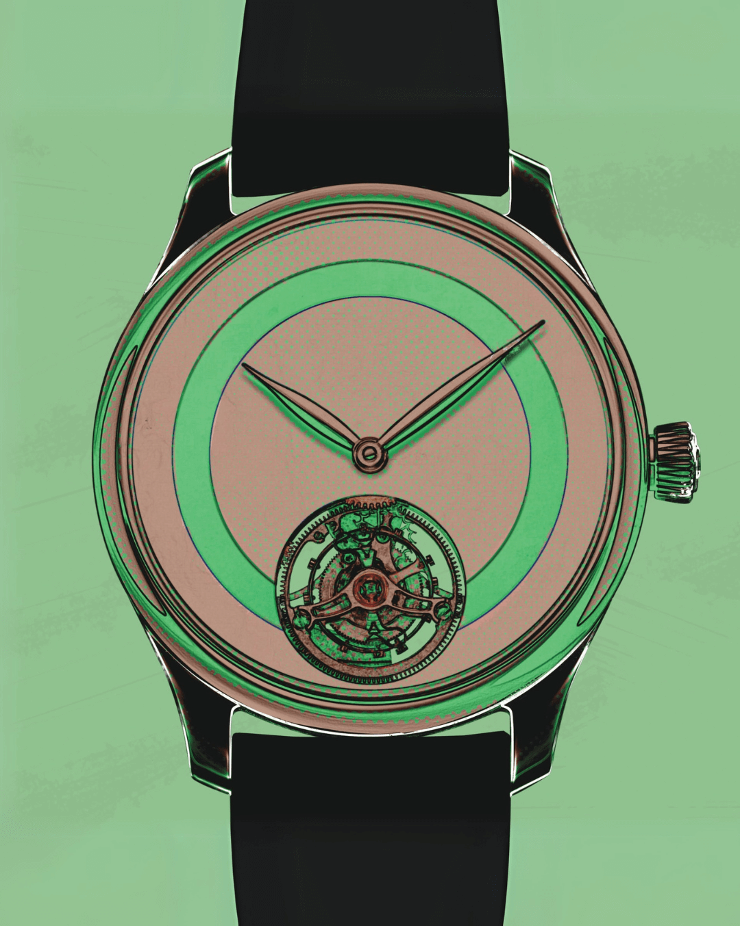 HMoser 1805-1204 Endeavour Tourbillon ST RoseOpal BurmaJade Pop-Art 3