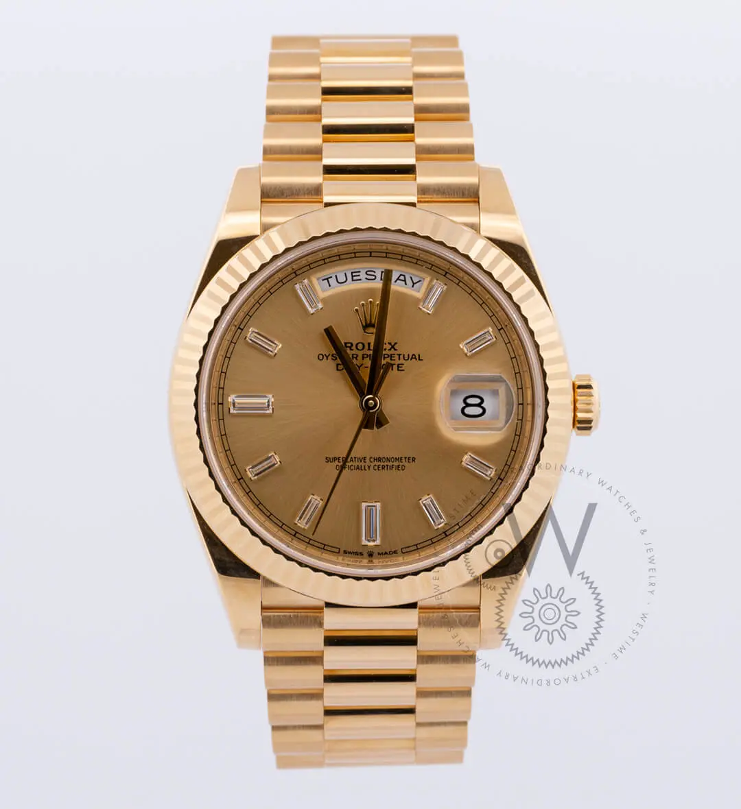 Day-Date Yellow Gold Case Gold Dial 40mm
