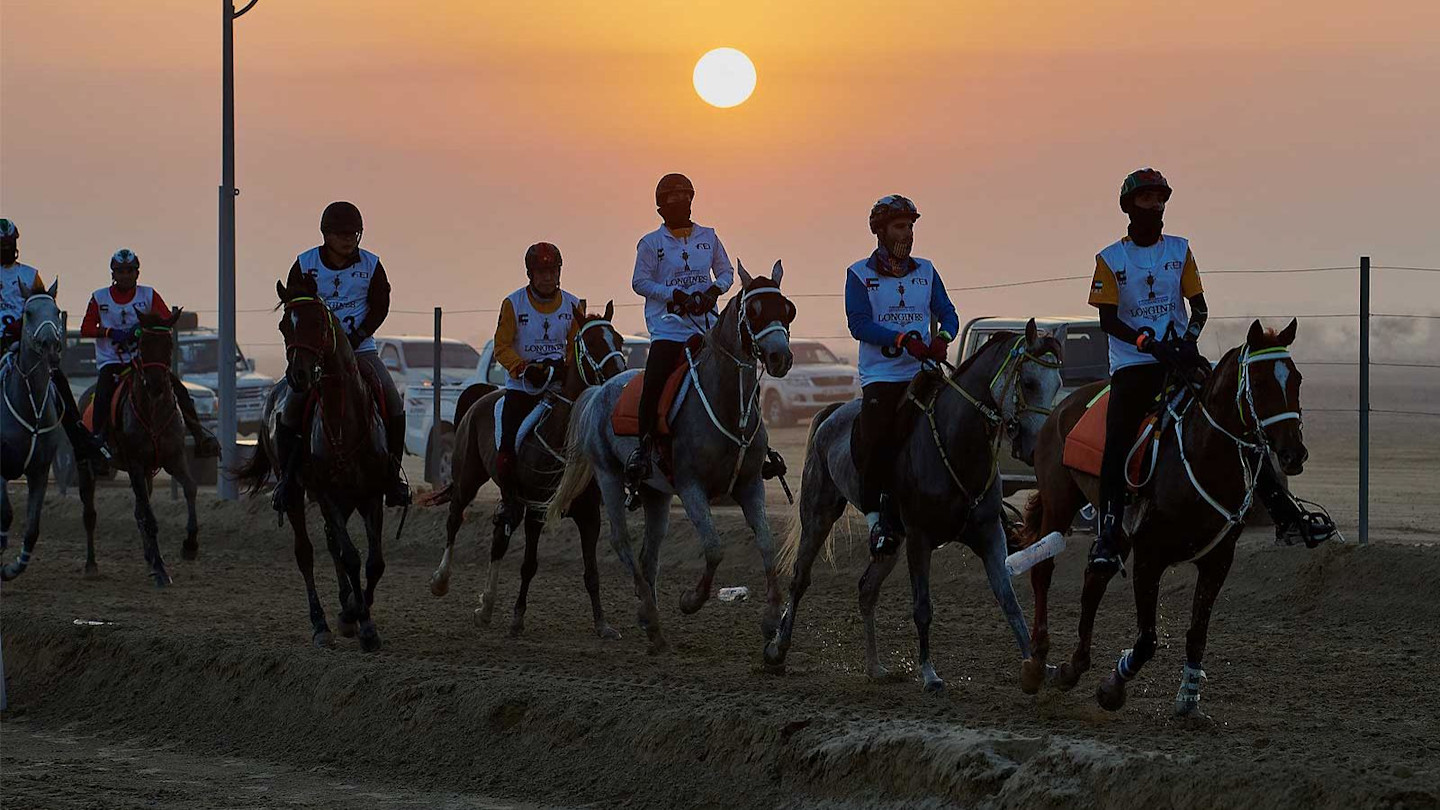 Last but not least, Longines is a significant partner of endurance riding, with the renowned HH Sheikh Mohammed Bin Rashid Al Maktoum Endurance Cup presented by Longines and the Longines FEI World Endurance Championships where Longines is the title partner