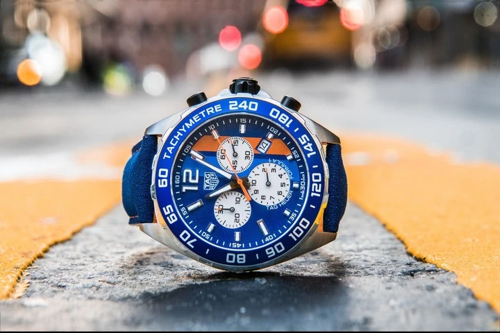 Tag Heuer X 50 Th Anniversary of The Gulf Victory in The 24 Hours of Le Mans