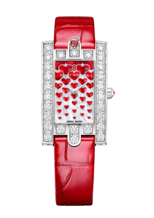 The Avenue Classic Sweet Valentine is fitted with a high-end Swiss quartz movement, ideal for everyday wear and the white gold case back is engraved with its limited-edition number.