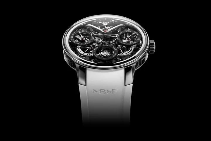 MB&F’s Legacy Machine Perpetual Evo white