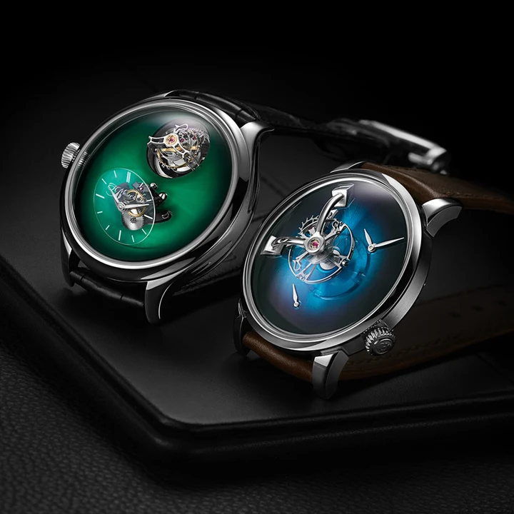 MB&F x H. Moser LM101 & Endeavour Cylindrical Tourbillon