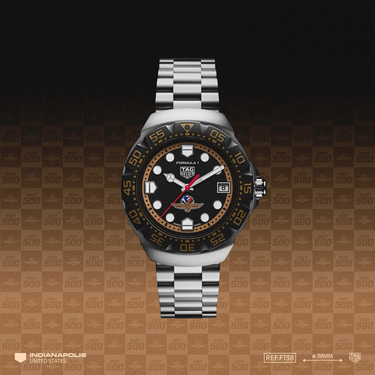 TAG Heuer Celebrates the 2026 Indy 500 Car Race with Limited Edition Solargraph - 3