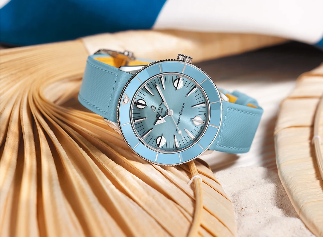 Breitling’s Superocean Heritage ’57 Pastel Paradise Capsule Collection
