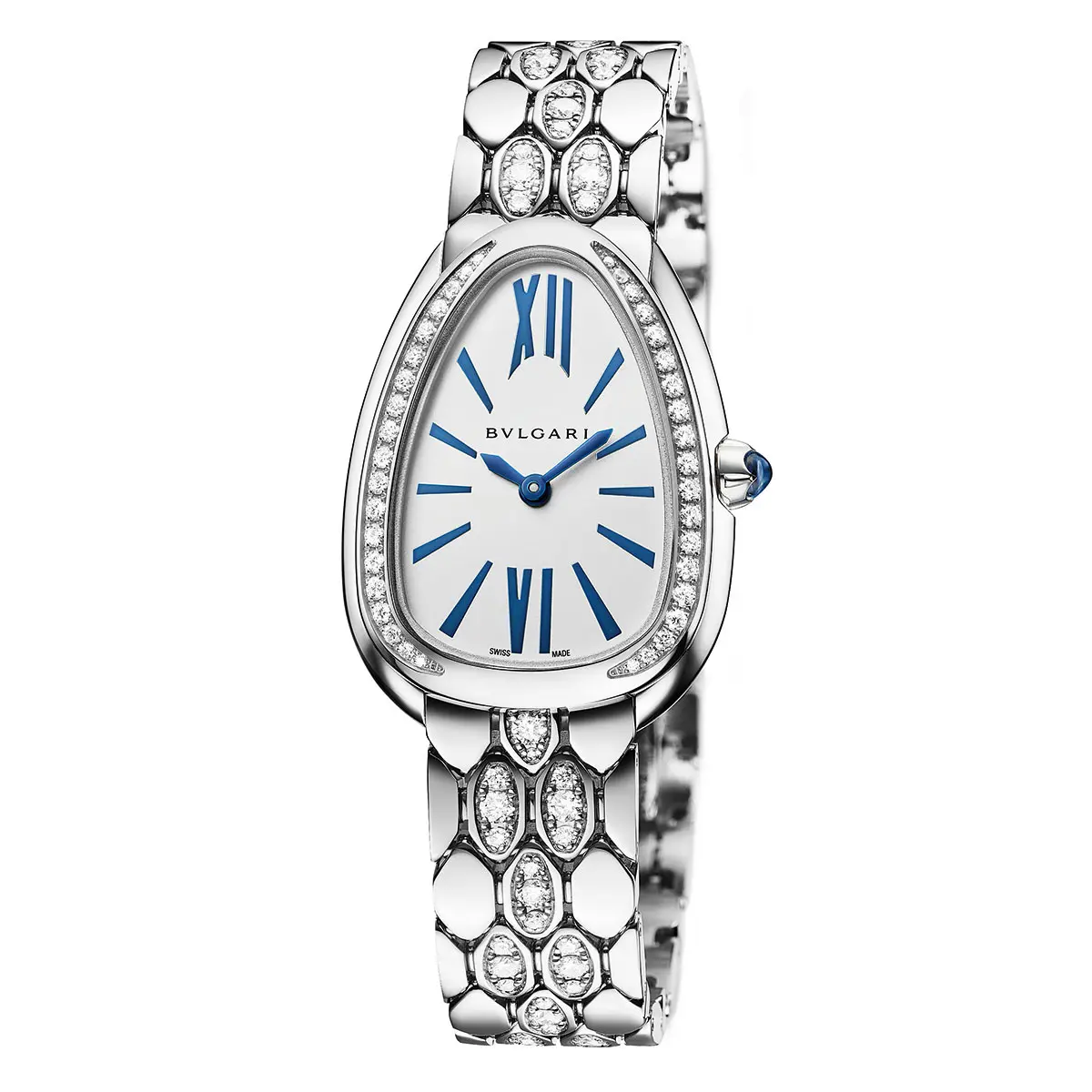Bvlgari Serpenti Seduttori Tourbillon white gold and diamonds