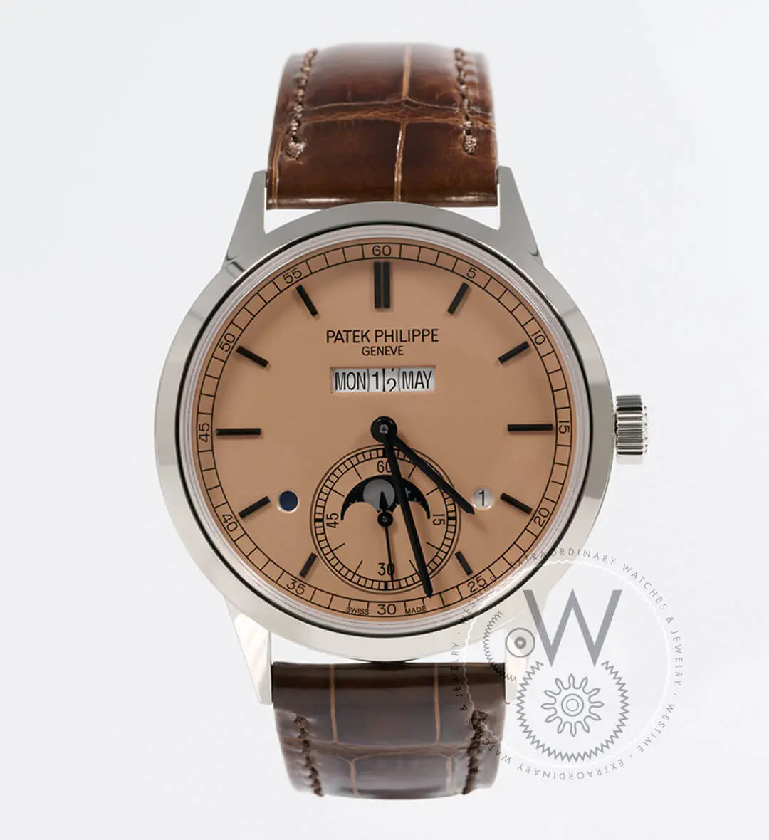 Perpetual Calendar Salmon Dial