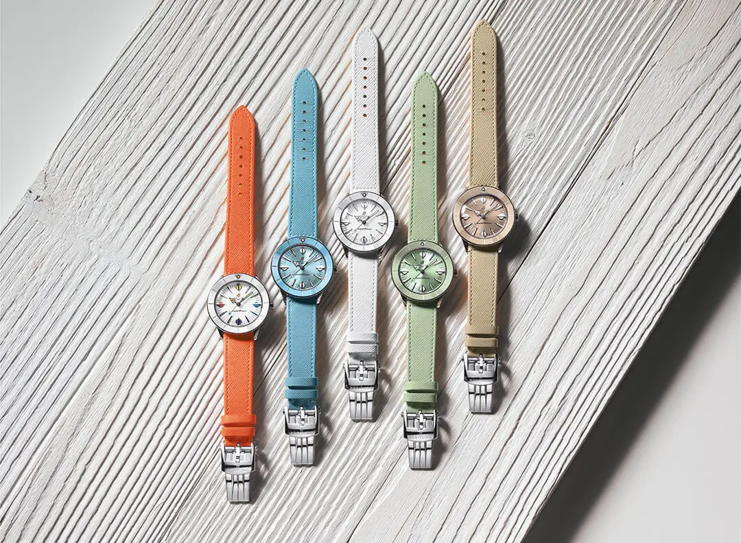 Breitling’s Superocean Heritage ’57 Pastel Paradise Capsule Collection