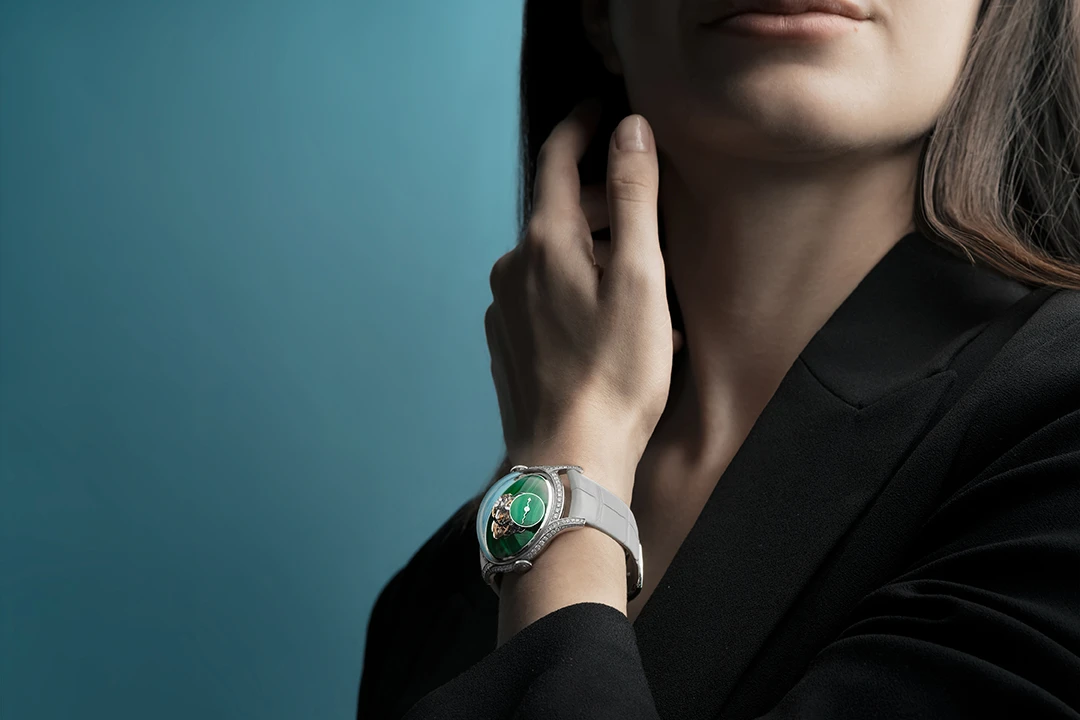 MB&F Legacy Machine FlyingT Malachite