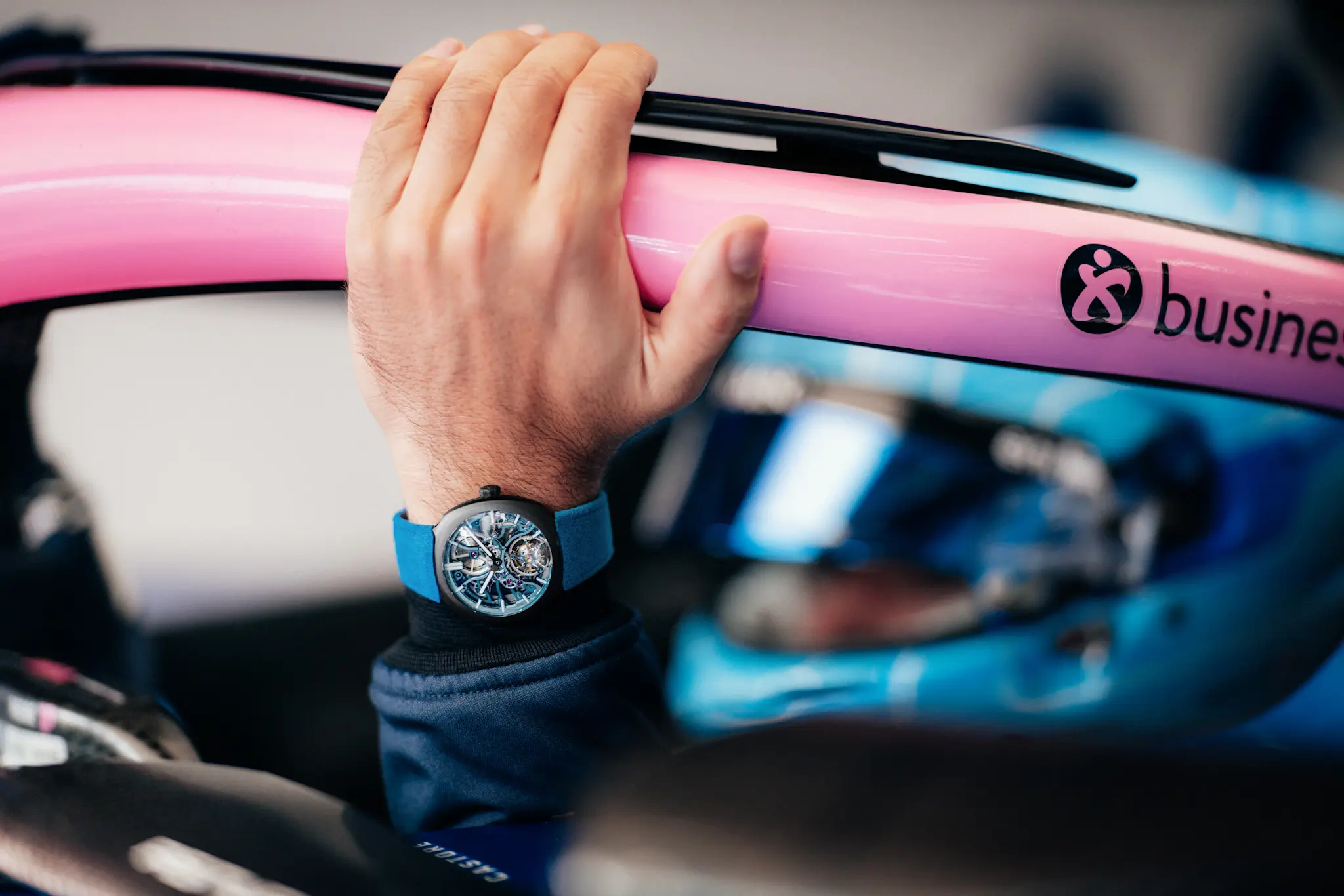 H. Moser & Cie Launch Third Collaborative Timepiece with Alpine Motorsports: The Streamliner Tourbillon Skeleton Ceramic Limited Edition - 7 