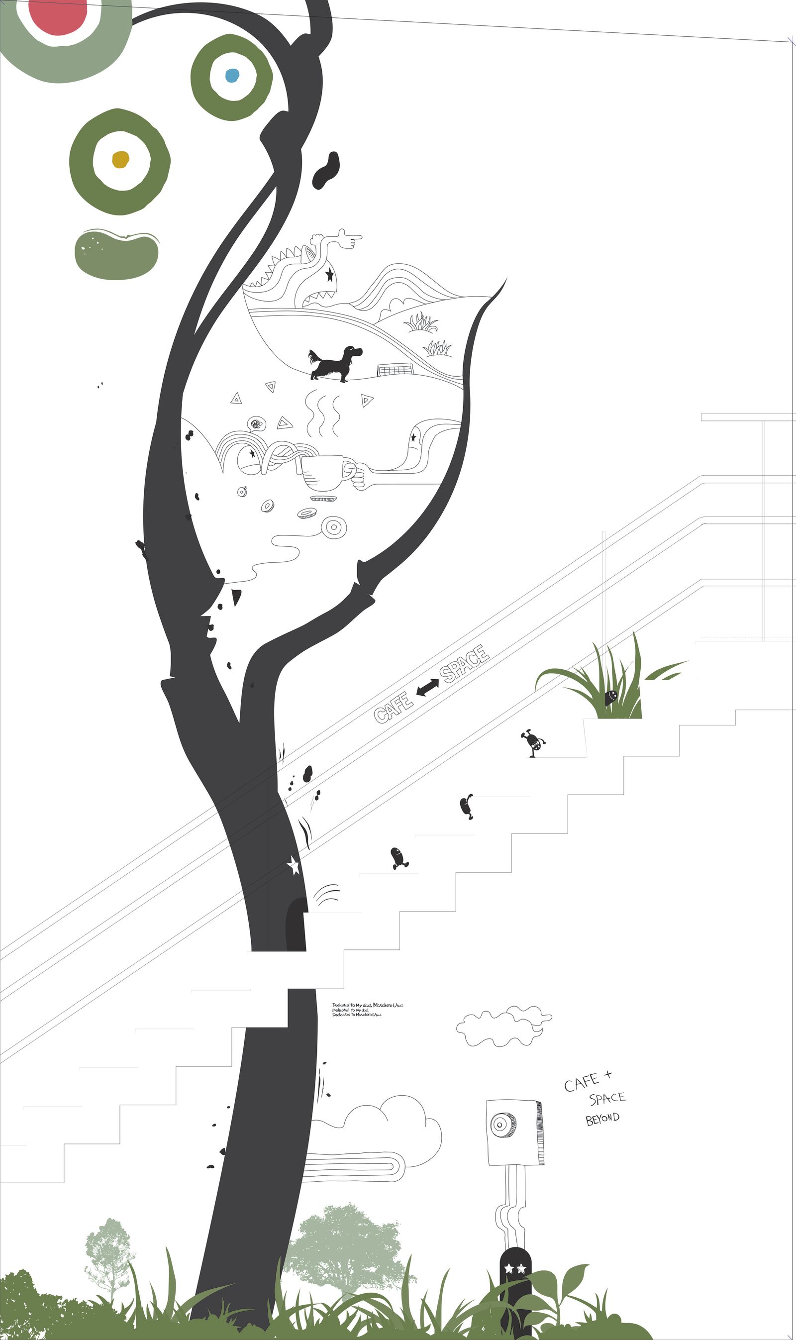 north stap graphic p outline hr