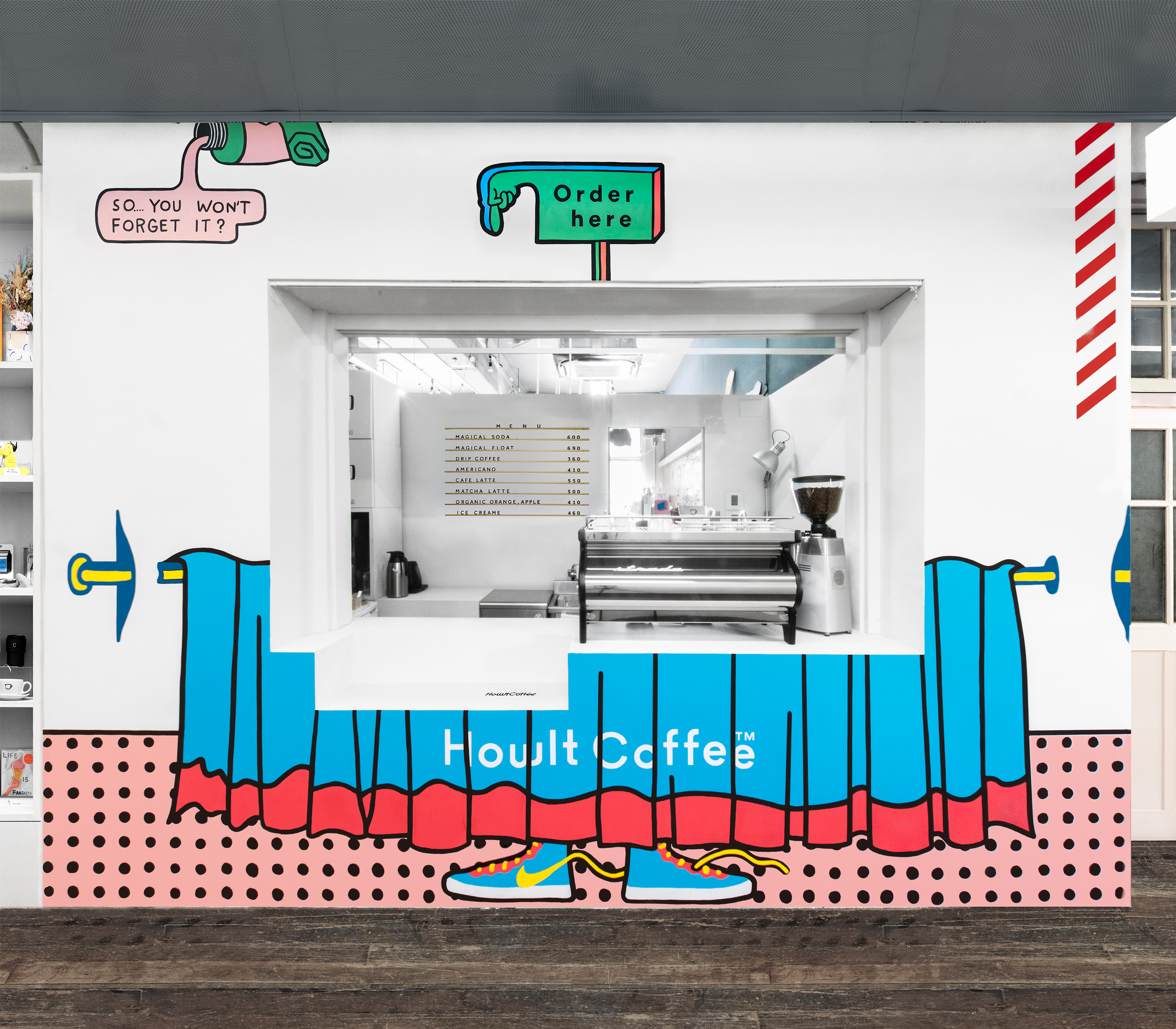 現代アートグッズを扱う福岡のカフェ ホルトコーヒー 大名