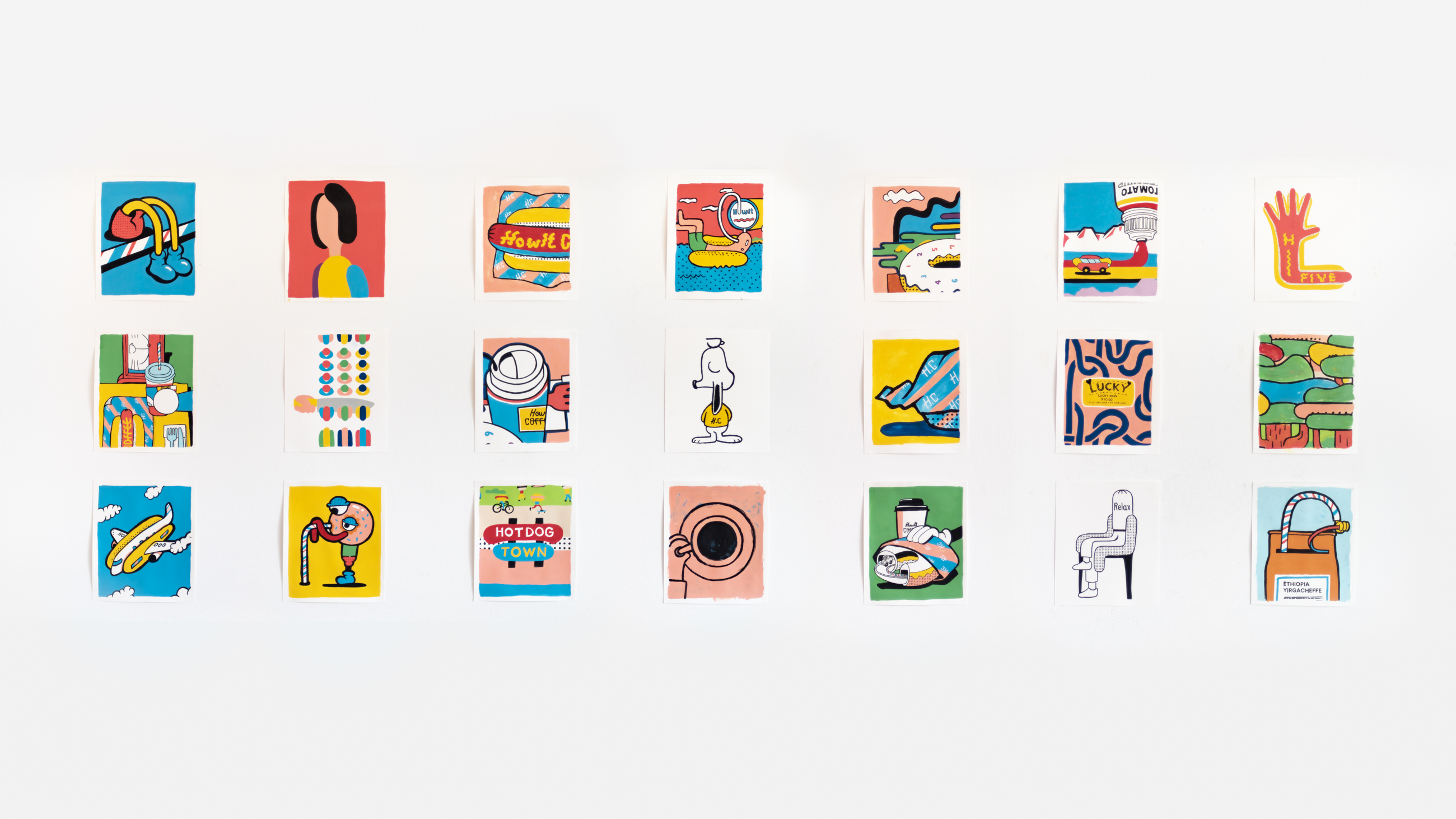 UltraSuperNew Galleryで開催されたホルトコーヒーエキシビジョン Installation View04