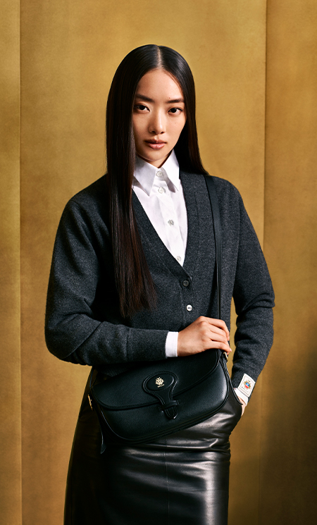 バリー・ベケット：ストラップ付きウィークエンダーバッグ、二つ折り財布