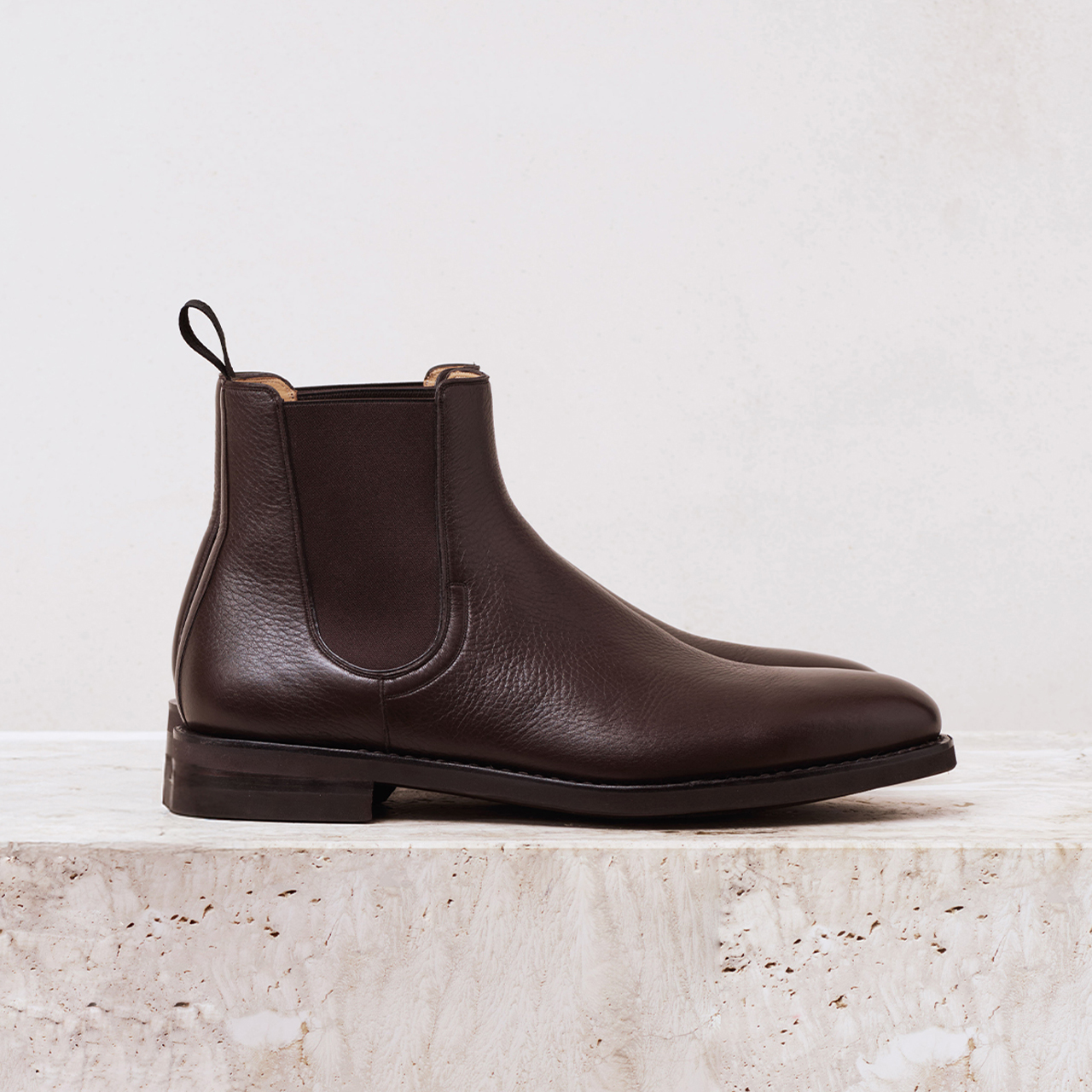 り*う様 BALLY/バリー シボ皮革 ゴールドリングブーツ ジッパー付き バリー BALLY BUCKLE MULE HARUMI 35-FRINGES （ボルドー