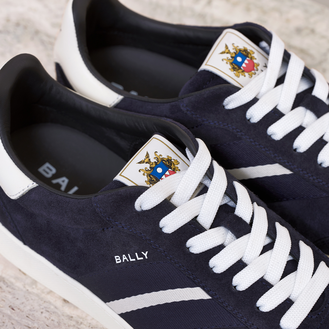 MT378　BALLY　バリー　革靴　オーストリッチ　コンビ　黒　現状品 マルチカラー BALLY(バリー) ドレスシューズ・革靴・ビジネス