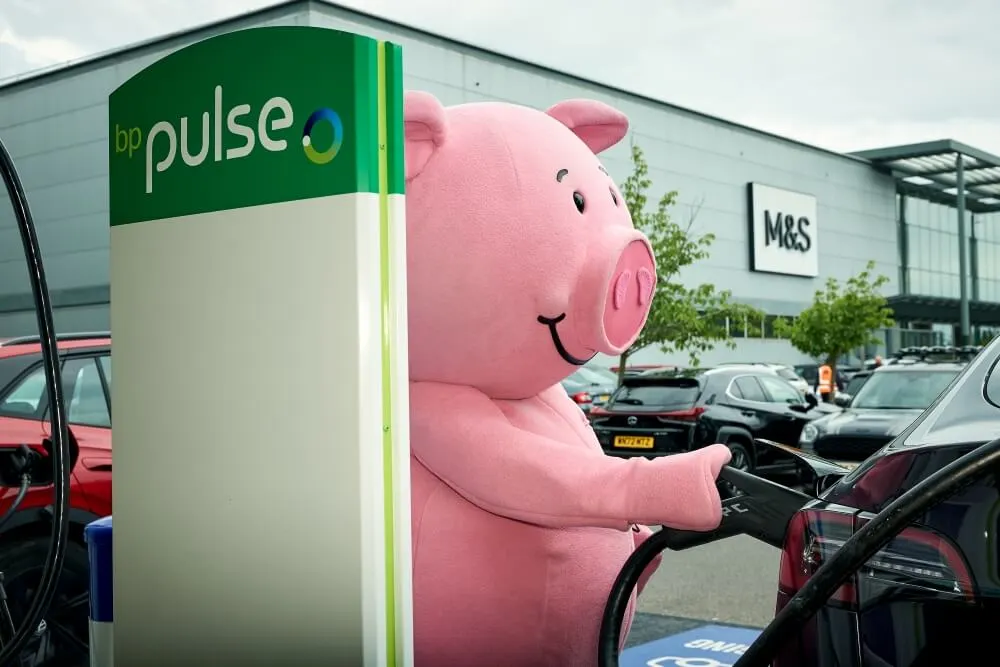 Charge your EV while you shop at M&S