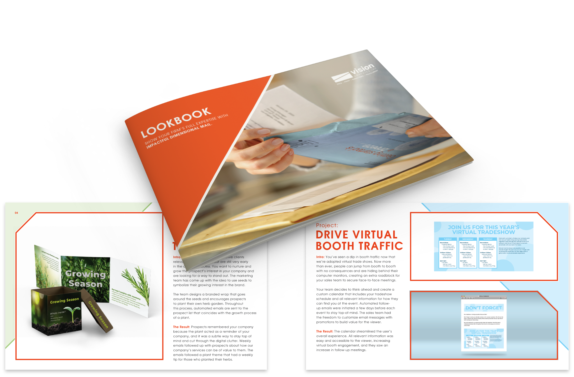 Lookbook Preview Trifecta - Cover and two pages