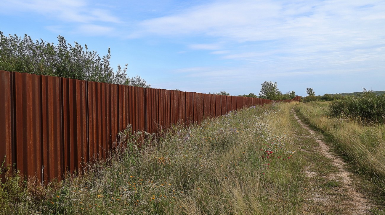 best corrugated metal fence