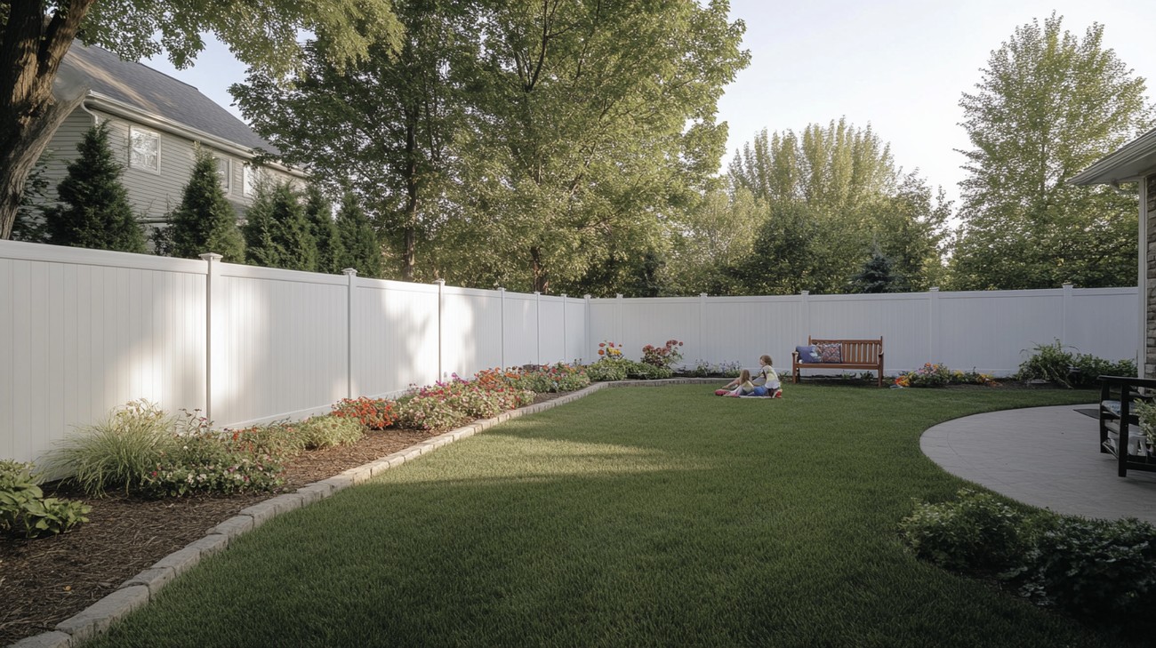 vinyl fence panels photo