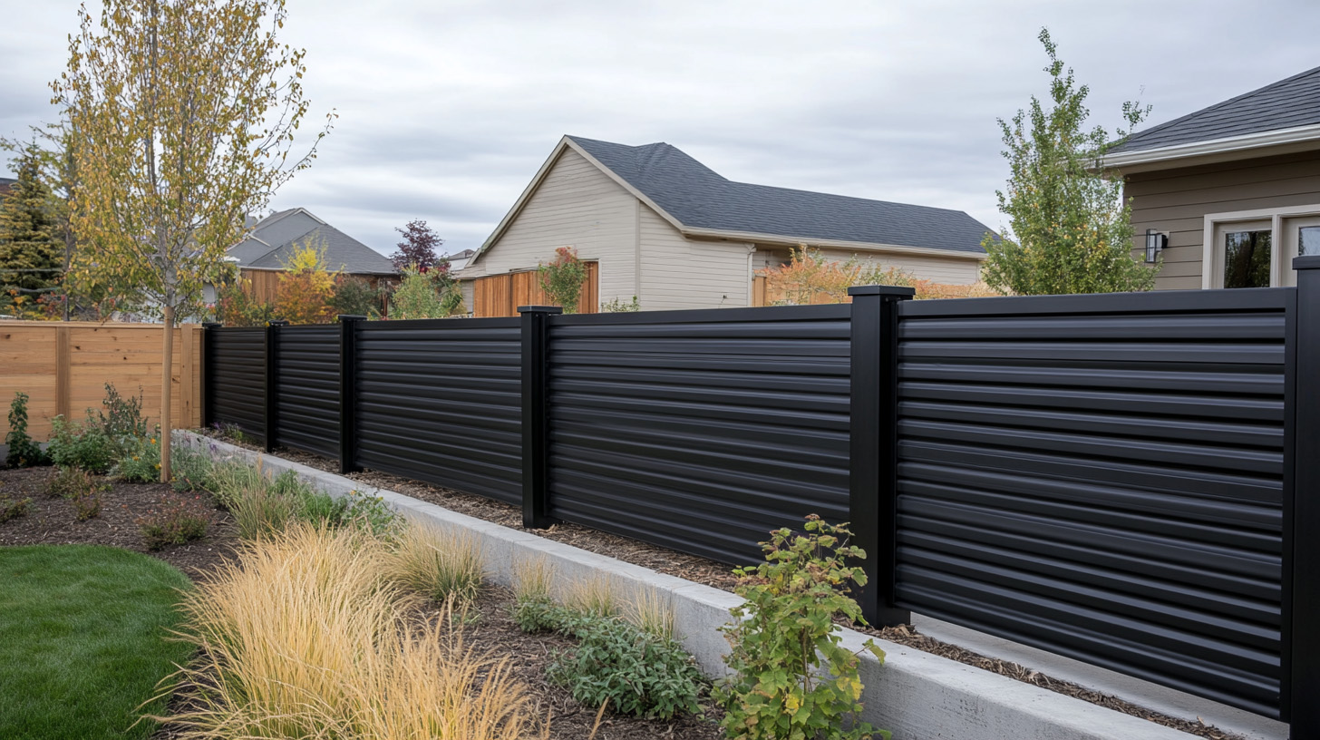 metal fence styles