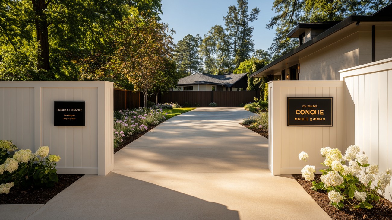 best white vinyl fence