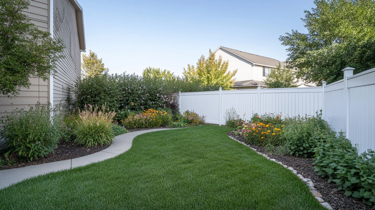 vinyl fence gate photo