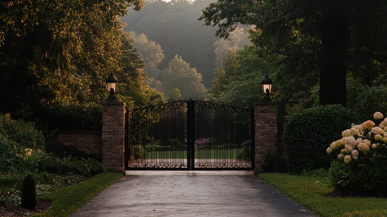 Custom Wrought Iron Gate photo