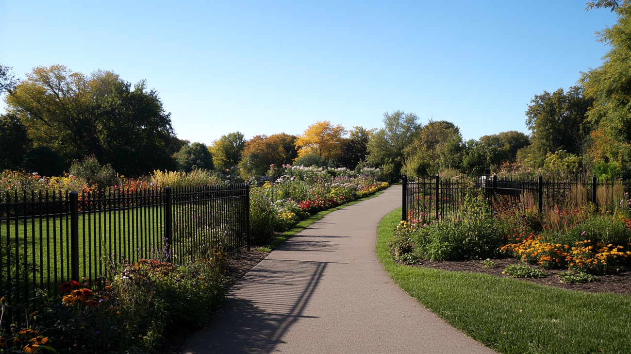 Types of Metal Fencing photo