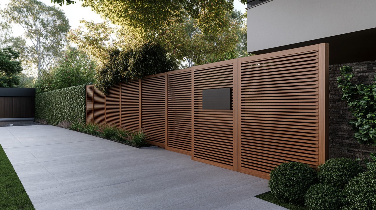 Wood Fence Privacy Ideas photo