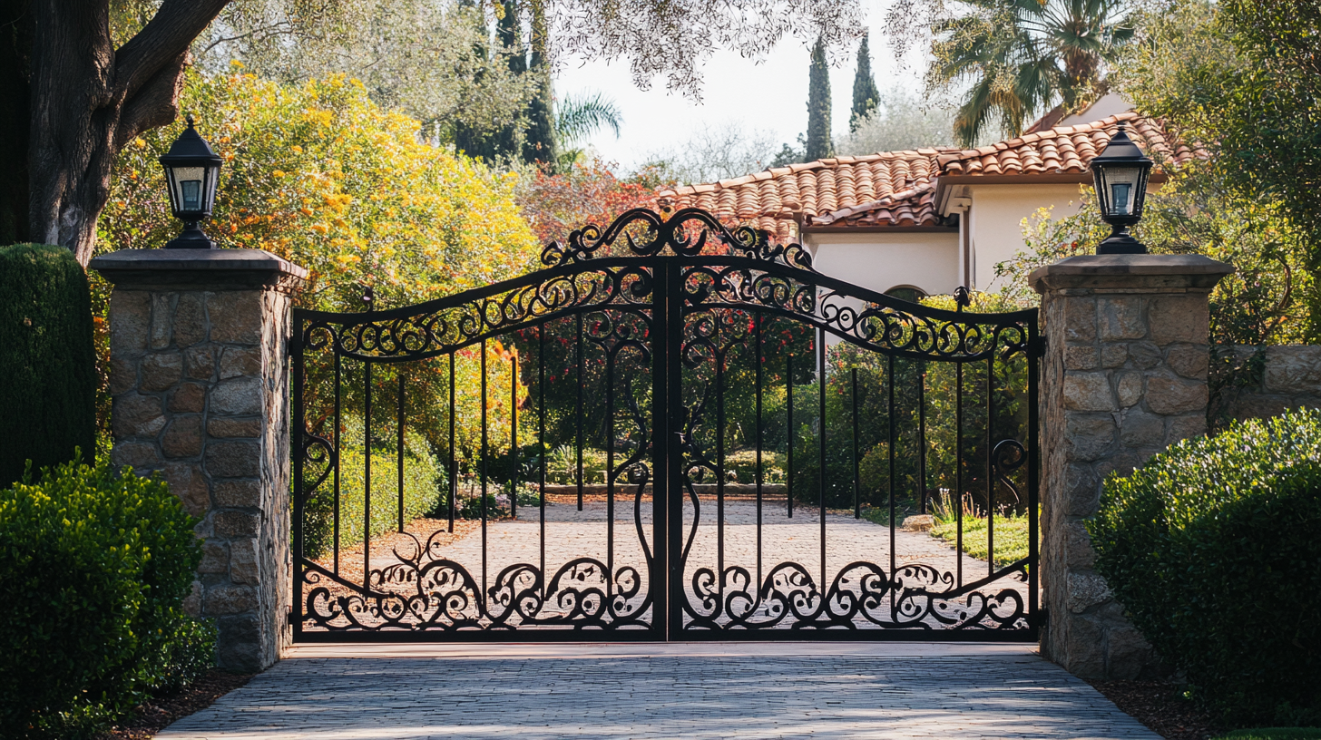 Unlock Elegance: Transform Spaces with Custom Iron Gates