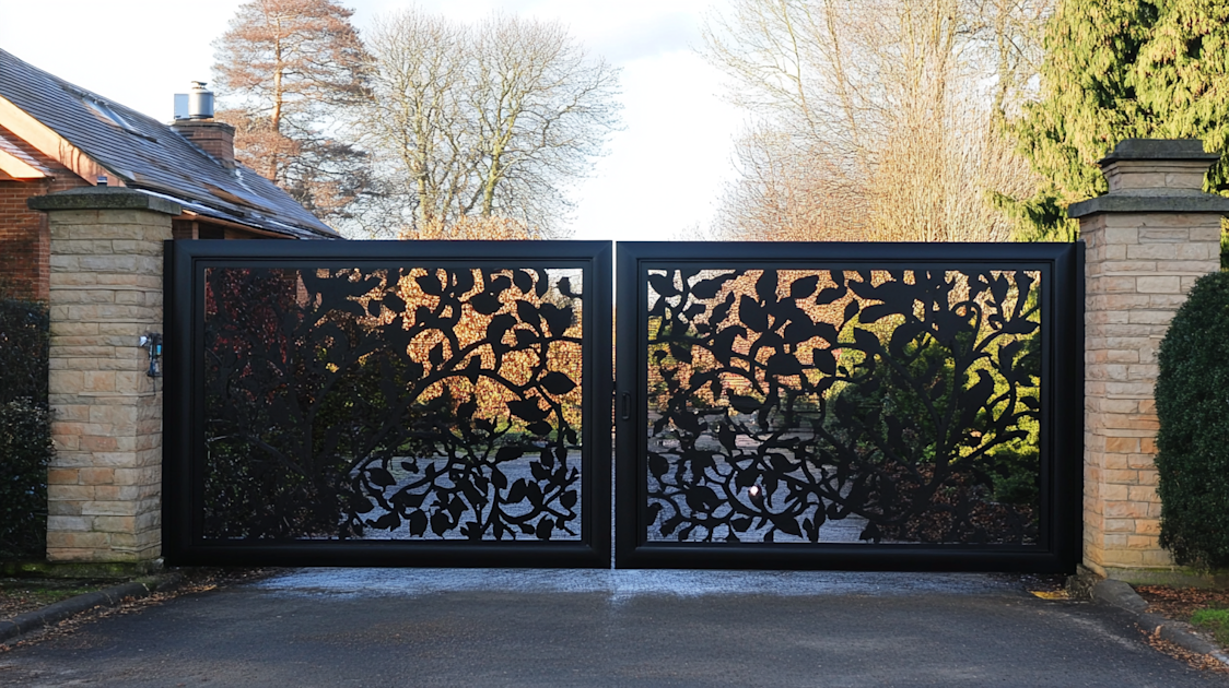 Transform Your Entrance with Stylish Metal Driveway Gates