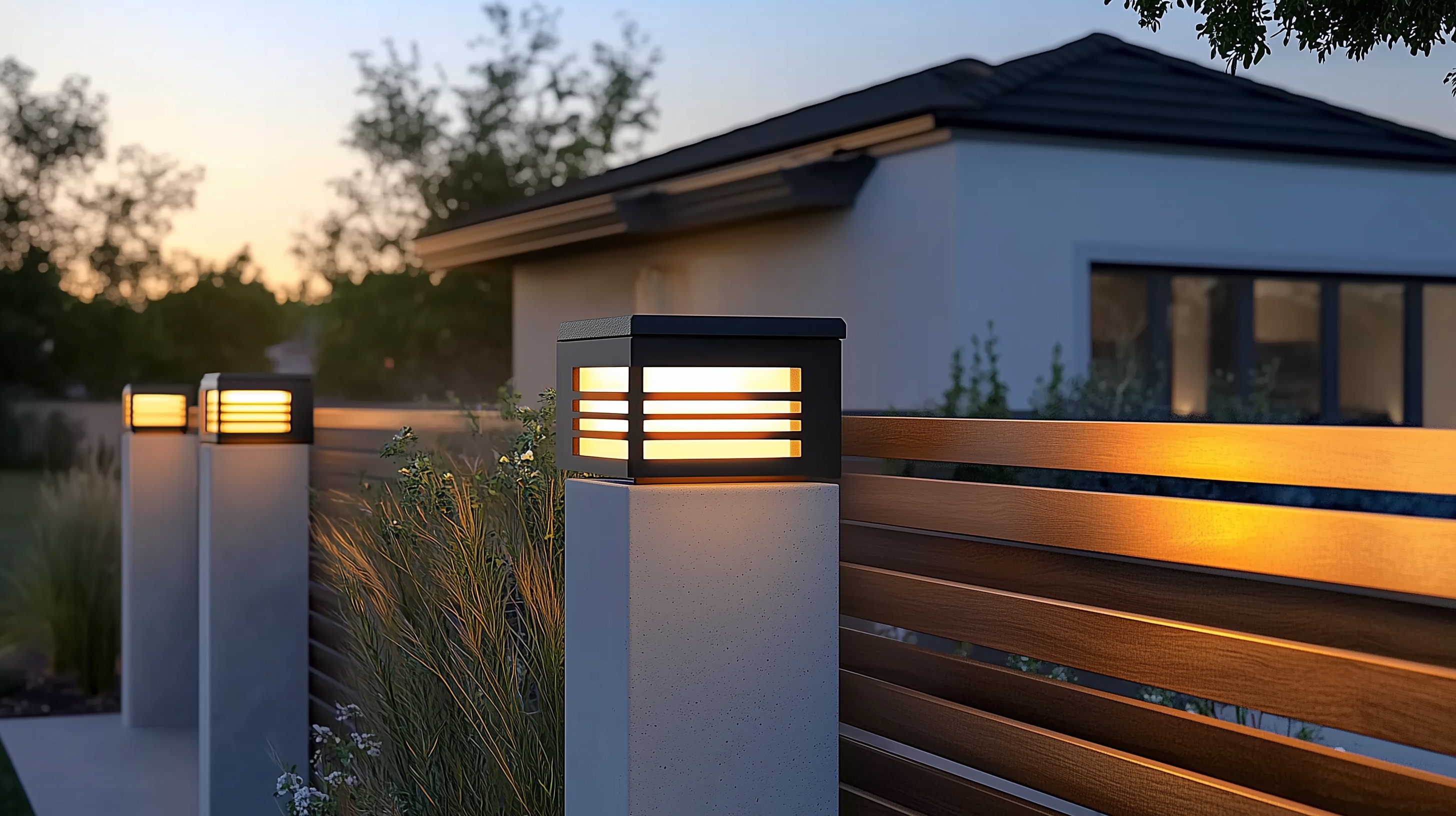 fence post lights near you