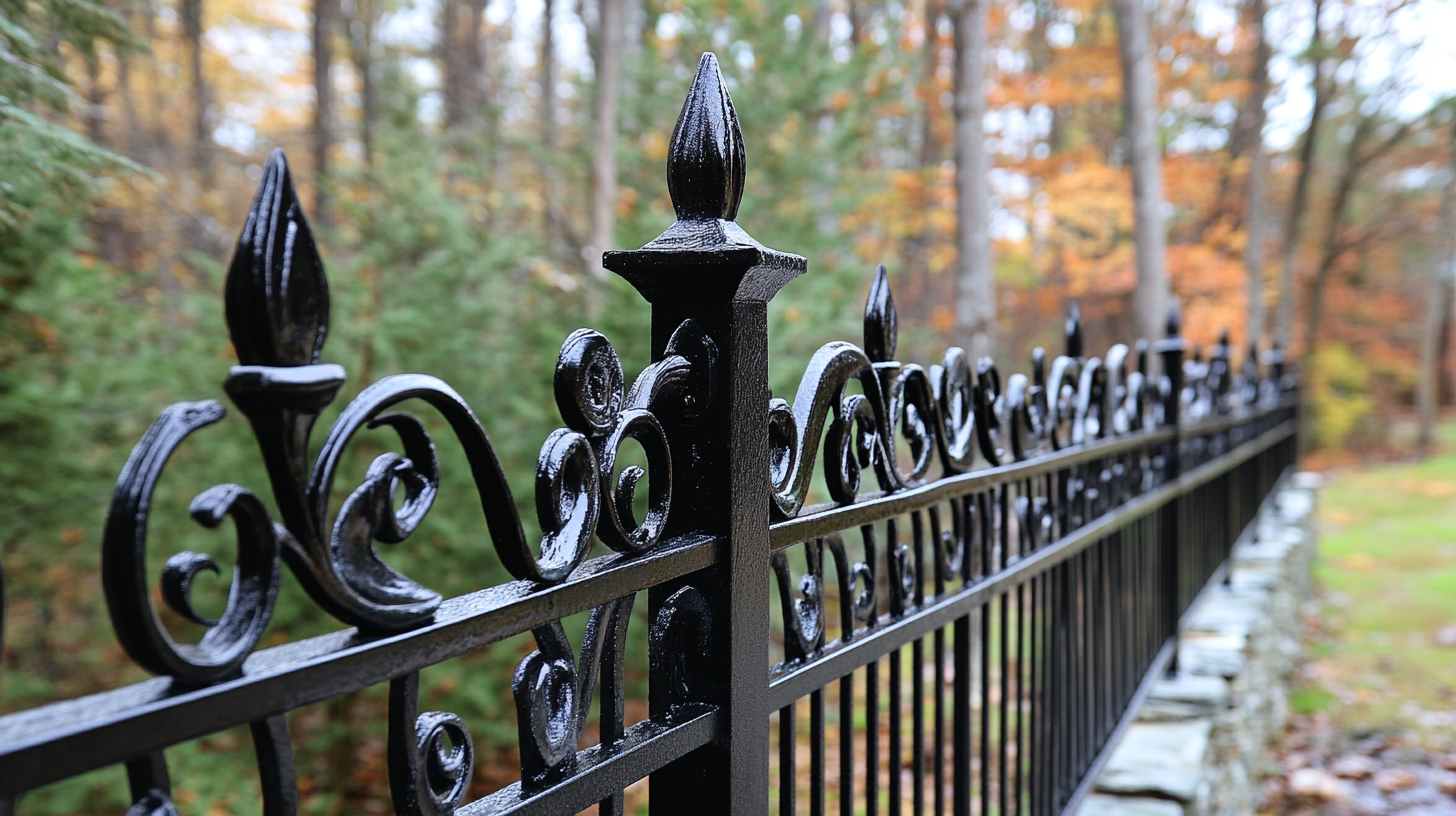 Transform Your Yard with Stunning Decorative Wrought Iron Fences