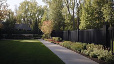 Black Aluminum Fence: Durable & Stylish Boundary Choice