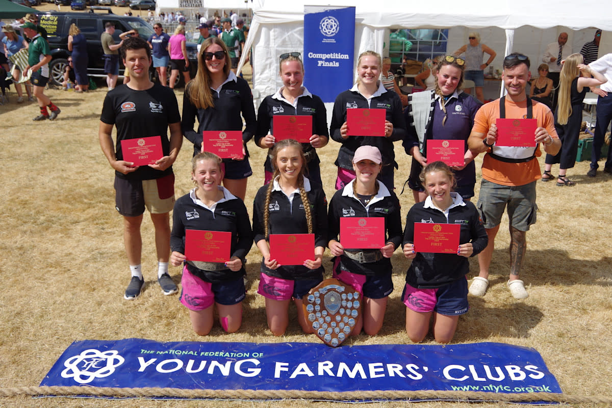 Yorkshire grit pulls ladies’ team through to a win in Tug of War 