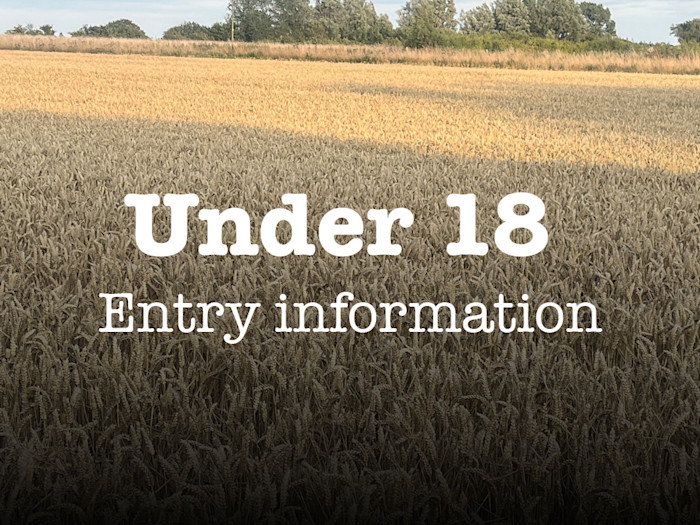 Entry information for under 18s