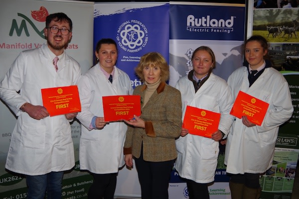 Yorkshire YFC member scores the hat trick at national stockjudging final