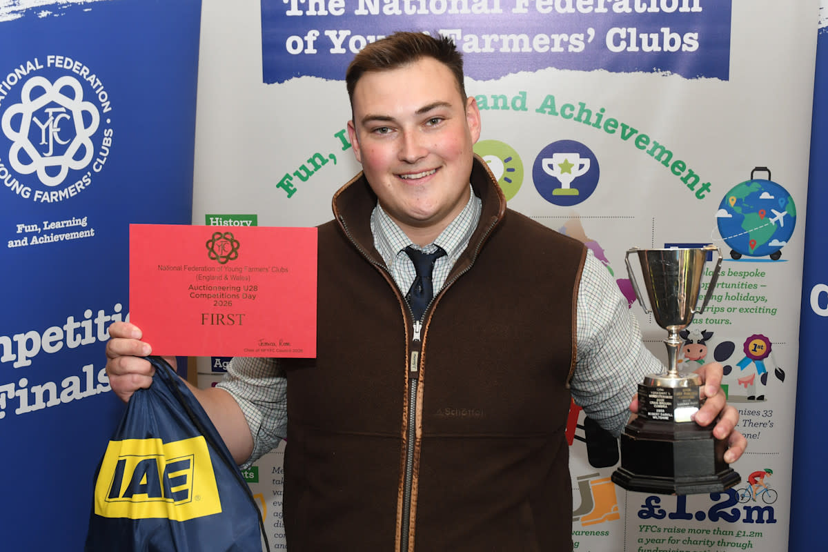 Going once, going twice – Auctioneering title goes to Devon YFC member 