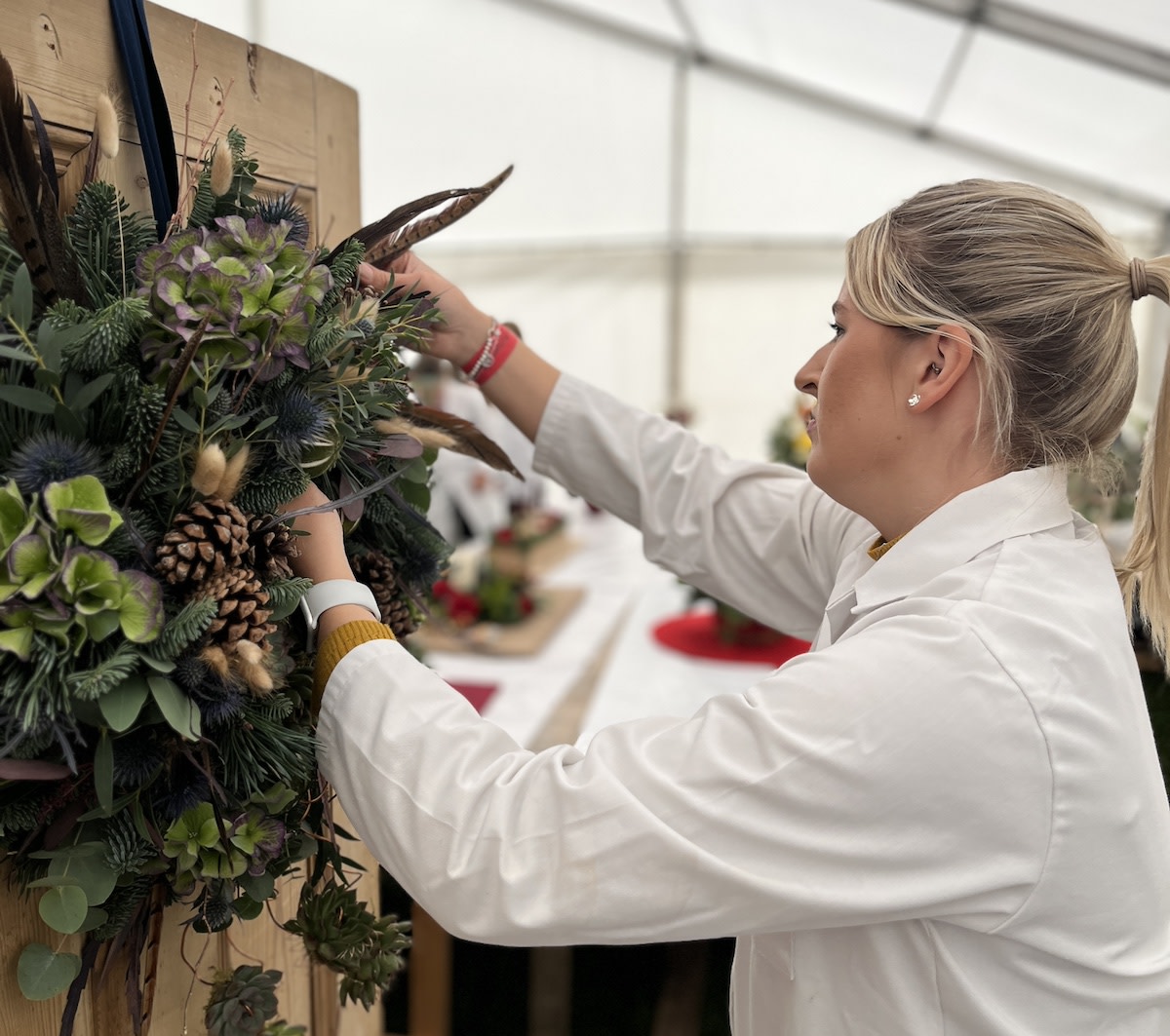 Festive flowers impress at national finals 