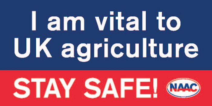 I am Vital to UK Agriculture - Stay Safe!