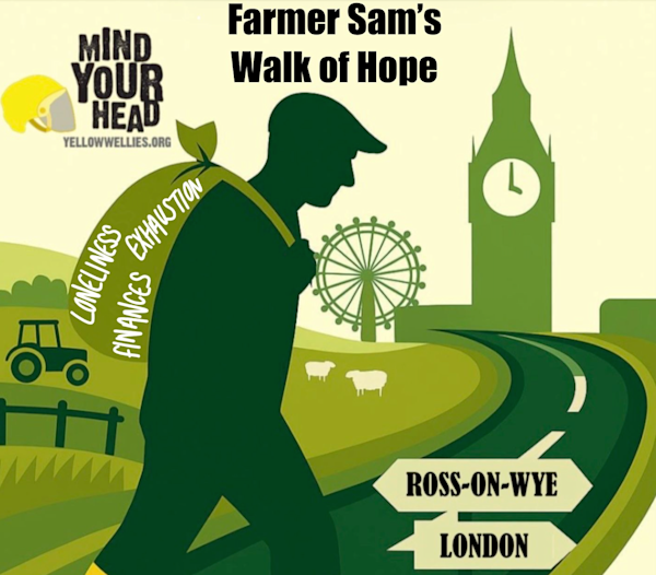 Support Sam Stables on his 142‑mile mission for farmers’ mental health