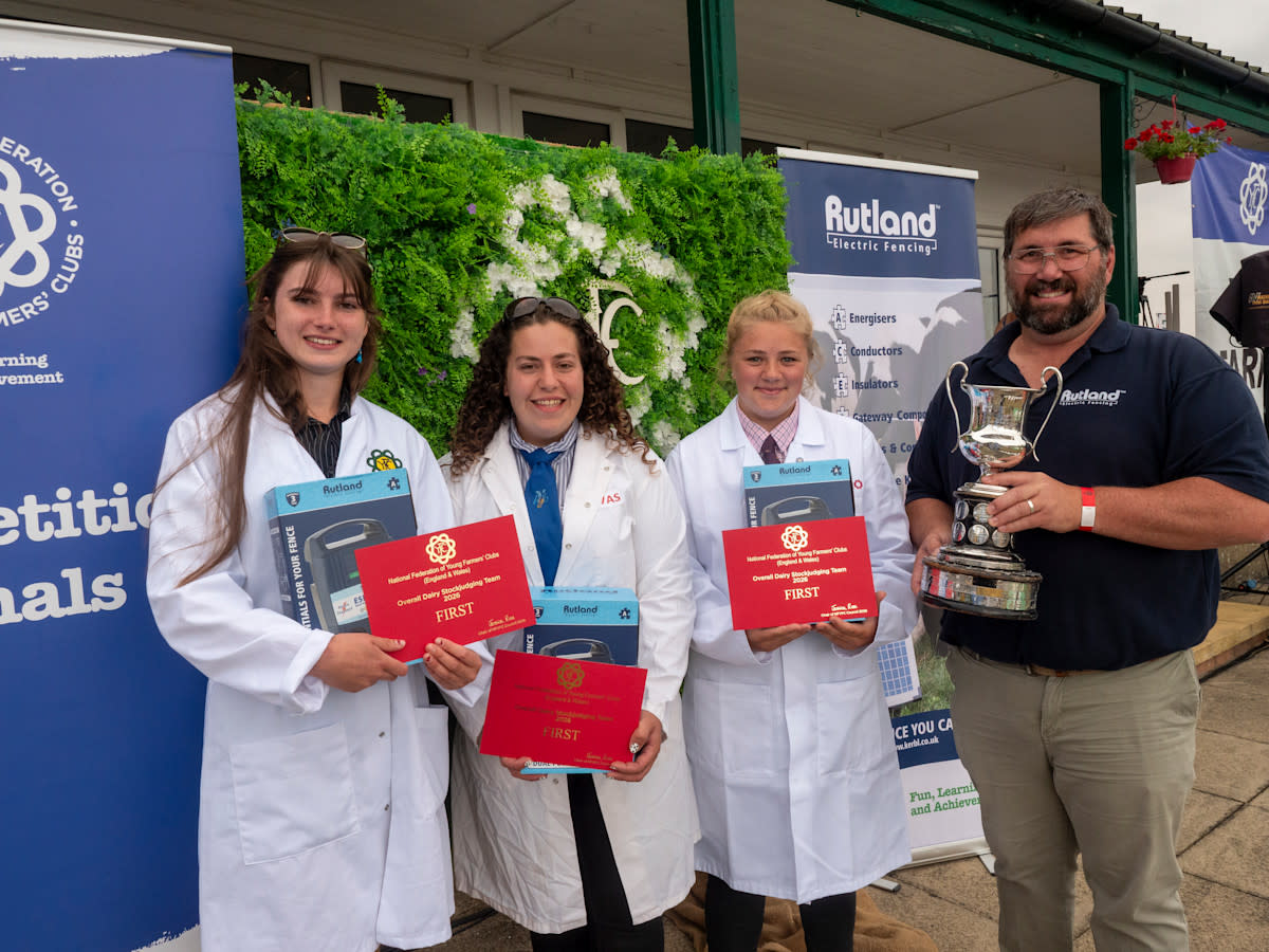 Dairy Stockjudging hat trick for Herefordshire young farmer 