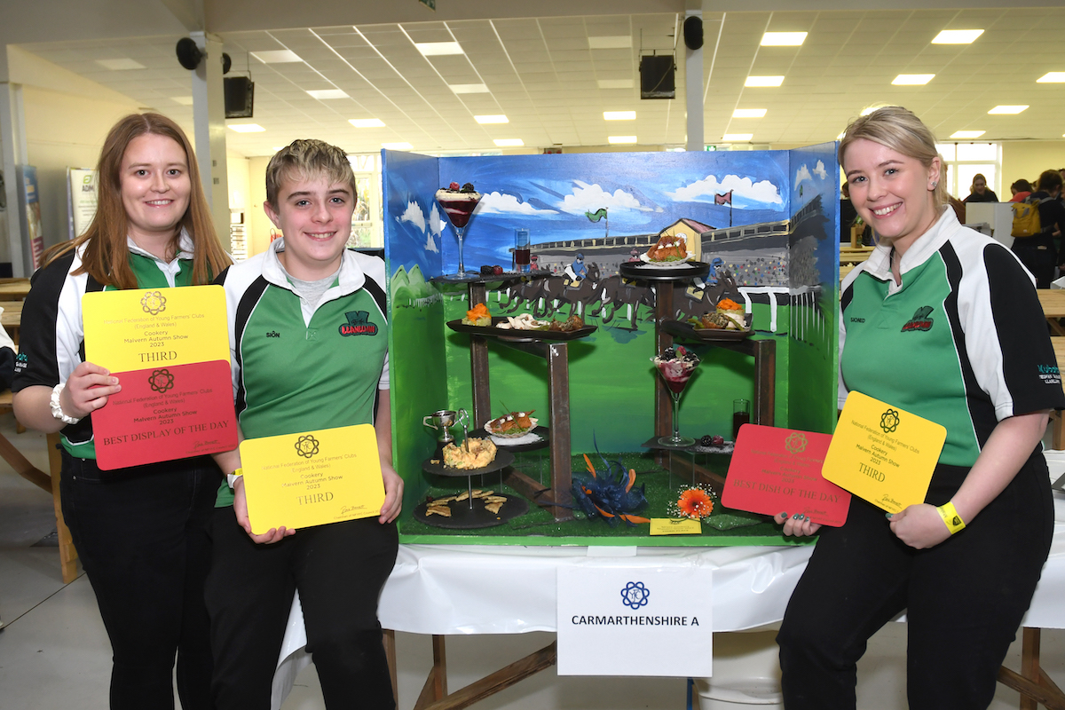 Carmarthenshire cookery winners 2023