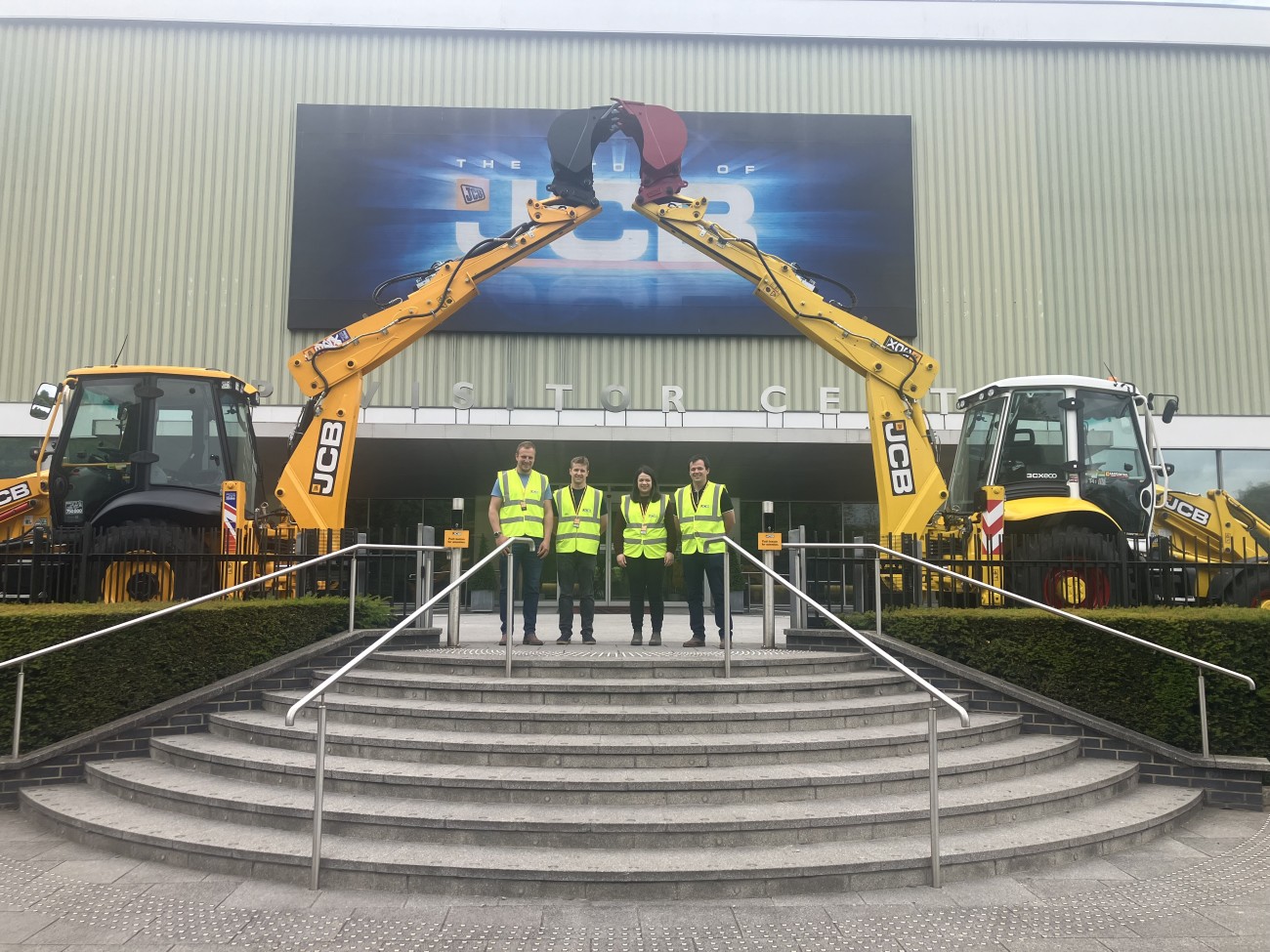 Pembrokeshire winners enjoy JCB factory tour