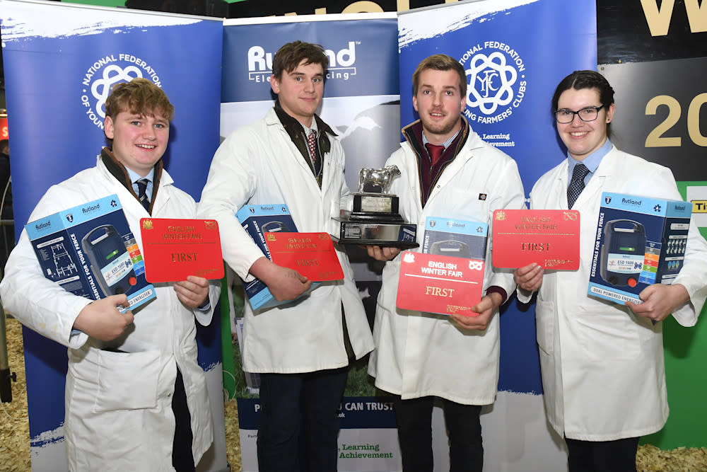 Final triumph for Herefordshire Stockjudging pair at English Winter Fair