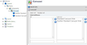 Carousel Slide Sitecore Item