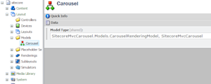 Carousel Model Definition Item